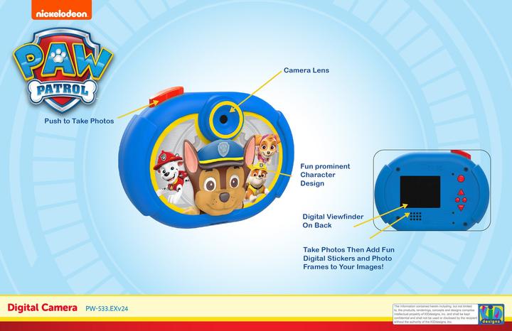 Actual product image eKids Paw Patrol – Digitalkamera