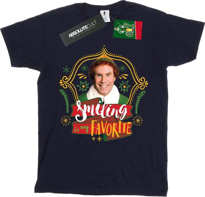 Immagine prodotto Elf Buddy Smiling Maglietta Ragazze (140, 146)