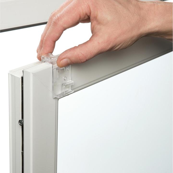Actual product image Gardinia Easyfix roller blind 60 x 150 cm, grey (60 x 150 cm)