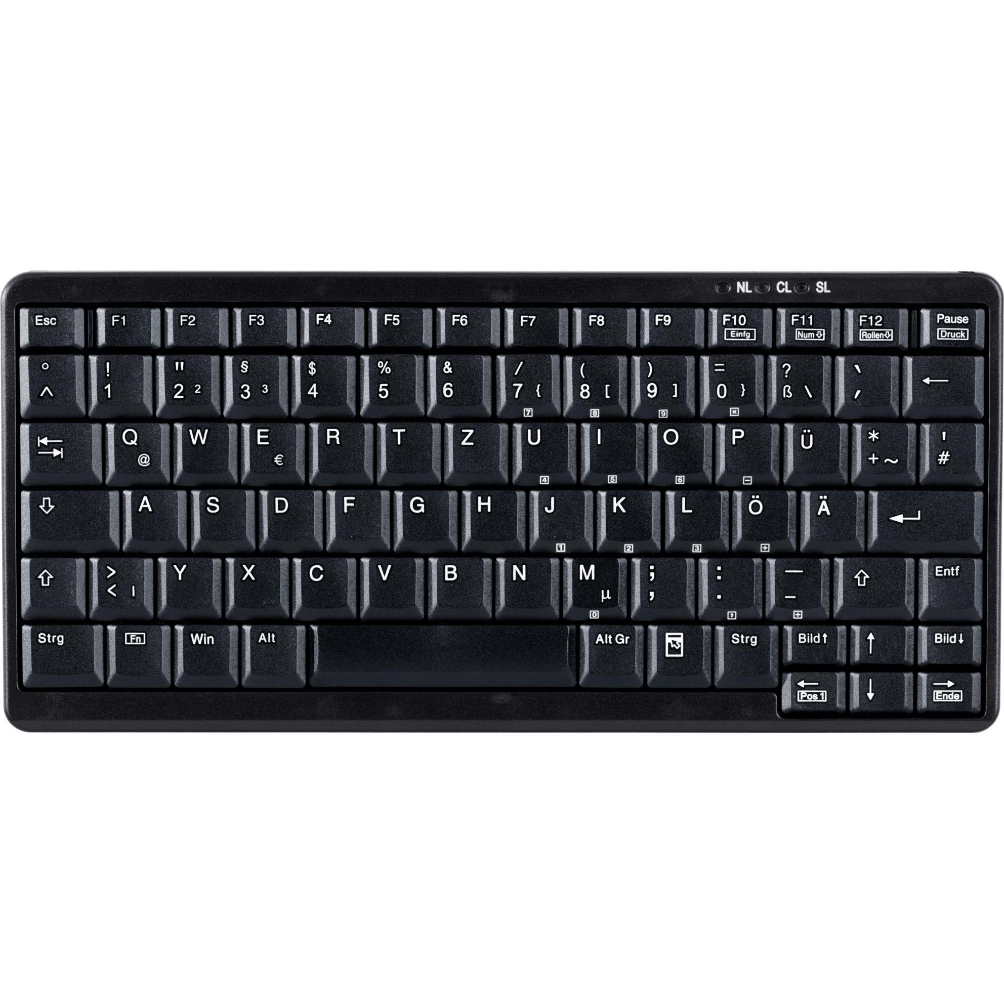 Active Key AK-4100-U (DE, Kabelgebunden), Tastatur, Schwarz