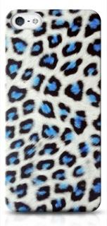 Actual product image Ultra Case Wild Cat Case for iPhone 5/5S/SE Leopard Pattern White/Blue (Apple iPhone 5, Apple iPhone 5s)