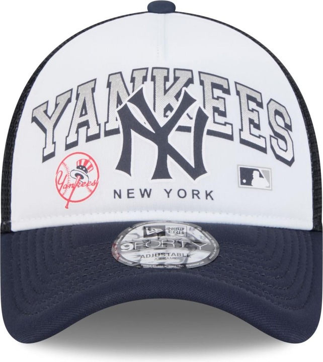 Actual product image New Era A-Frame Mesh Trucker Cap - RETRO New York Yankees