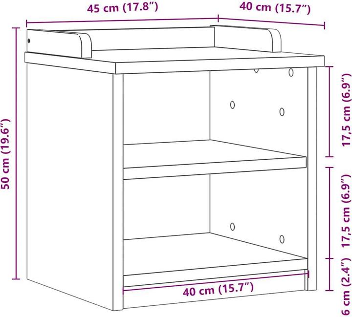 Image du produit vidaXL Flurbank (40 cm)