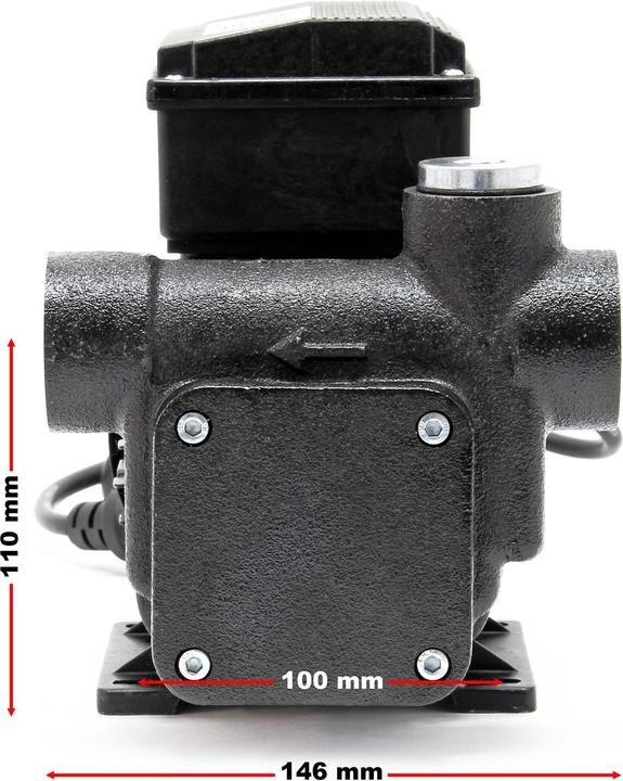 Produktbild Wiltec Heizöl- und Dieselpumpe 230V/550W/80l/min selbstansaugend Dieselöl Pumpe