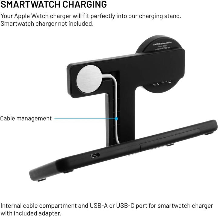 Actual product image Fixed MagPowerstation, czarny (30 W)