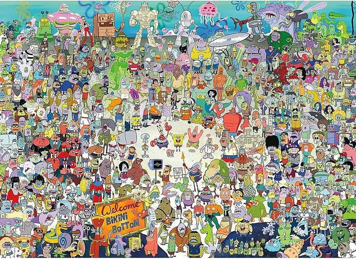 Produktbild Aquarius Bob l'éponge puzzle Bikini Bottom (3000 pièces) (3000 Teile)