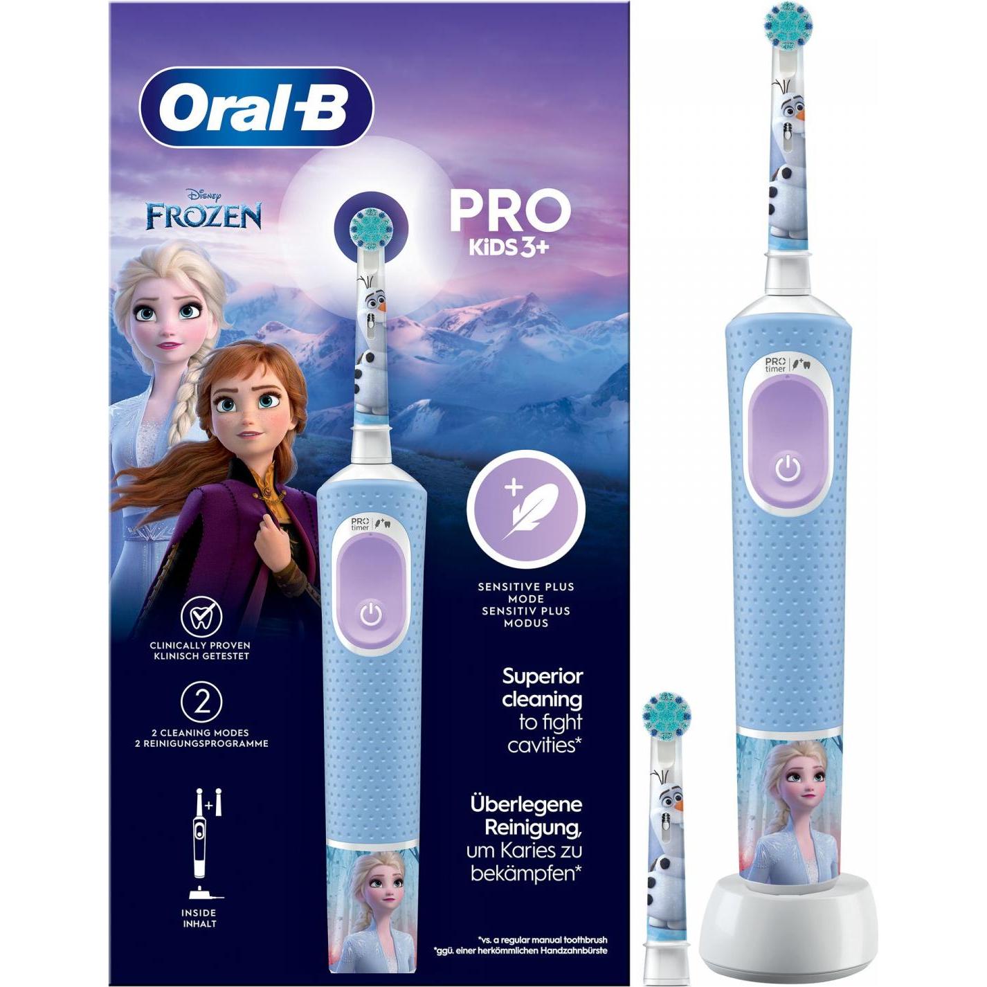Oral-B, Spazzolino elettrico, Vitality Pro Kids Frozen HBOX