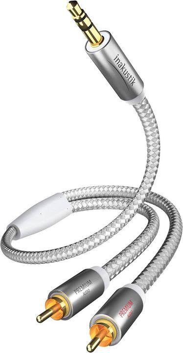 Actual product image Inakustik Jack cable (1.50 m, 3.5mm jack (AUX), Cinch)