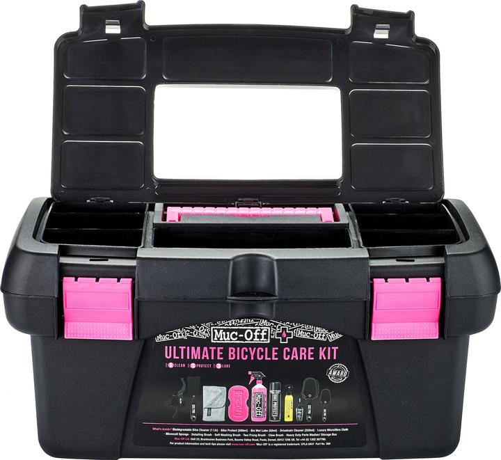 Immagine prodotto Muc-Off Kit Bicicletta Ultimate (1800 ml, Lubrificante universale, Spugna, Pulitore per biciclette, Detergente per catena, Set di cura)