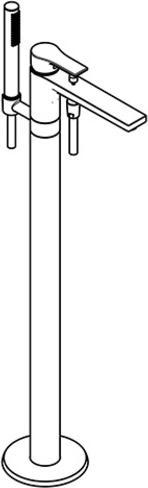 Actual product image Kludi WF ZENTA SL and shower mixer DN 15 chr