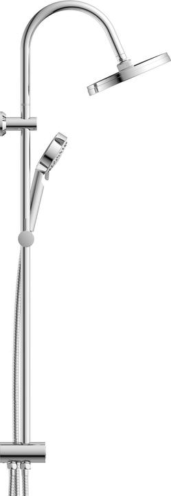 Actual product image Schütte Bathroom rain shower NIAGARA RAIN overhead shower set chrome shower system rain shower 60600