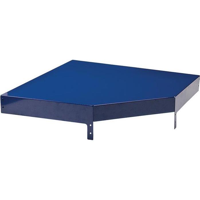 HP Autozubehör, Kellerregal, Eckdeckelement LOGS 260 H130xB540xT390mm blau RAL 5022