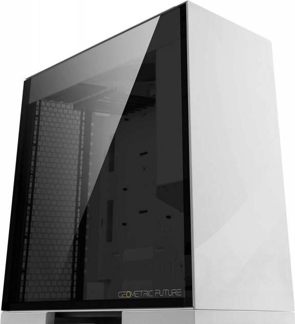 Produktbild Geometric Future Future M8 Lohan Mid tower Pc behuizing, verticaal luchtkanaalontwerp, Wit, GEO-M8-LOW (ATX, Flex-ATX, mATX, Mini-ITX)