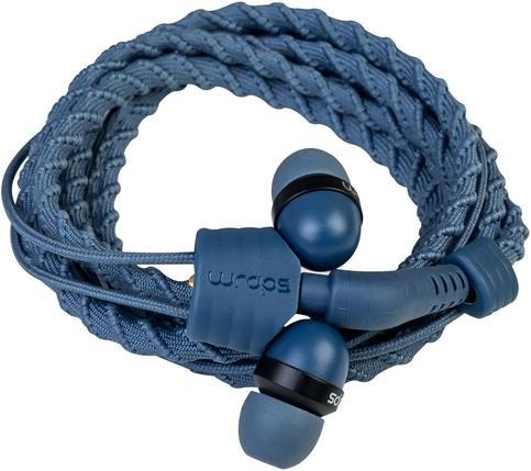 Actual product image Wraps Headphones Talk Line, Fabric, One Button Mic. (Cable)