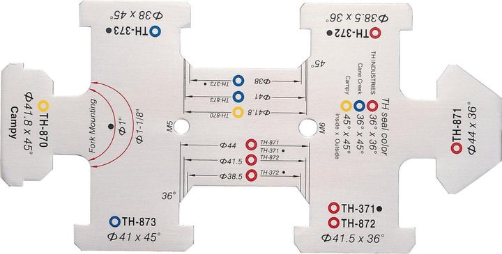 Produktbild FSA Steuersatz Winkelmesslehre 1" und 1 1/8"