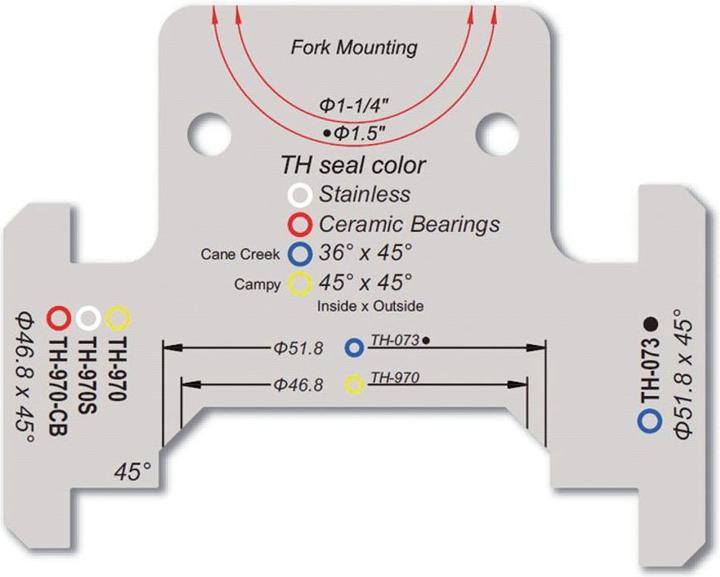 Produktbild FSA Steuersatz Winkelmesslehre 1 1/4" und 1.5"