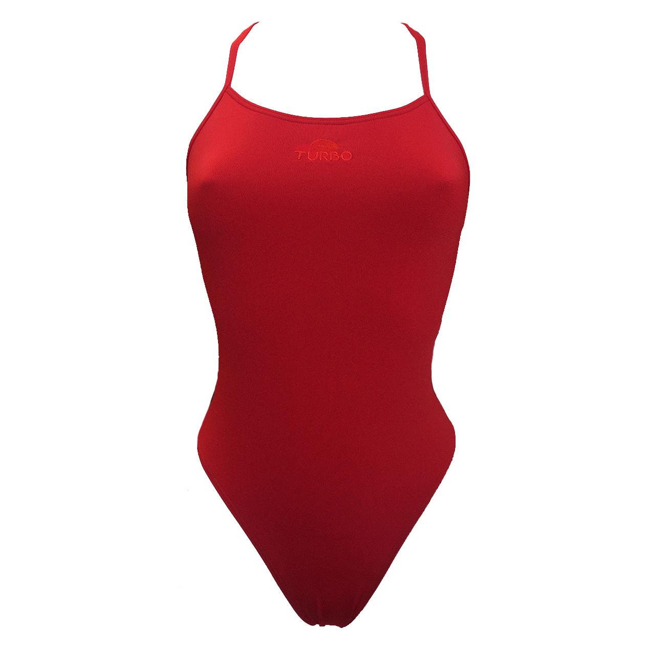 Turbo, Damen, Badeanzüge, Siren Swimsuit, Rot, (Xxl)