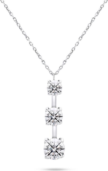 Immagine prodotto Brilio Argento - Elegante collana in argento con zirconi NCL80W