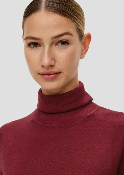 Actual product image s.Oliver Strickpullover Strickpullover mit Rollkragen (48)
