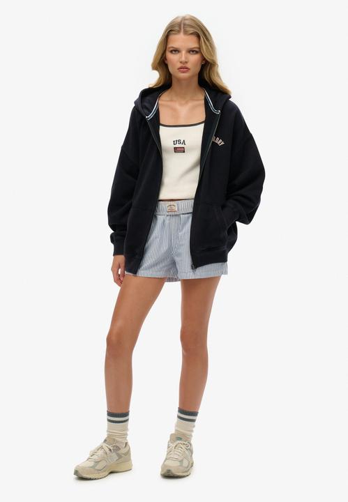 Actual product image Superdry Athletic Essentials Oversized Zip Hoodie (XS)