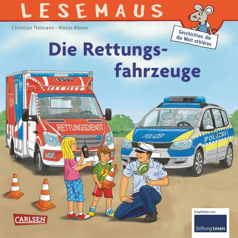 LESEMAUS 158: Die Rettungsfahrzeuge, Kinderbücher von Christian Tielmann