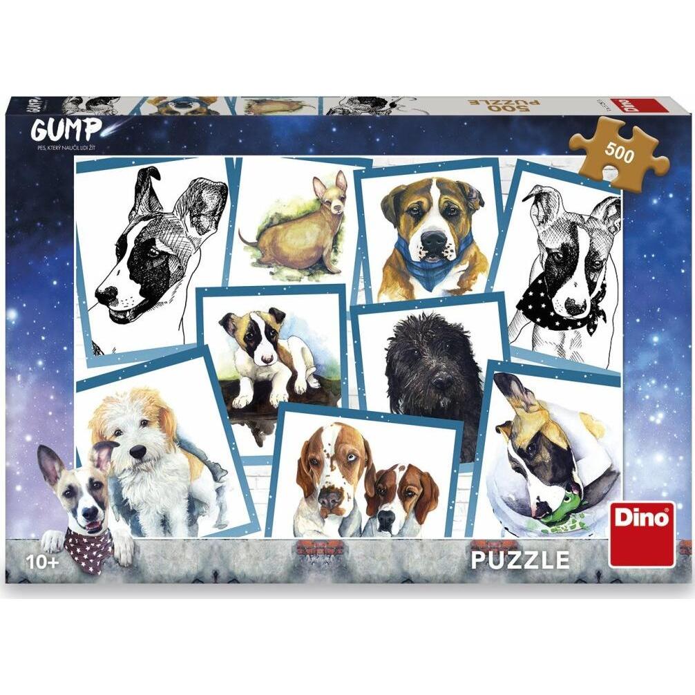 Thumbnail - Dino Puzzle Hund Gump 500 Teile (500 Teile)