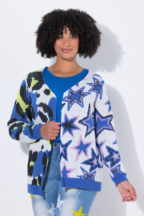 Immagine prodotto Angel of Style Cardigan dritto e aperto con mix di fantasie (42, 44)