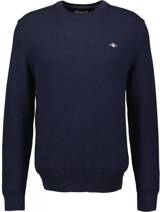 Image du produit GANT pull col rond icro textured (M)