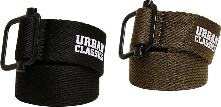 Produktbild Urban Classics Industrial Canvas Belt 2-Pack (S, M)