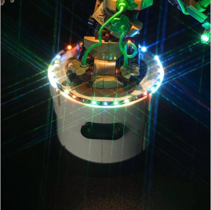 Actual product image BrickBling LED light set for LEGO Marvel: Dancing Groot (76297)