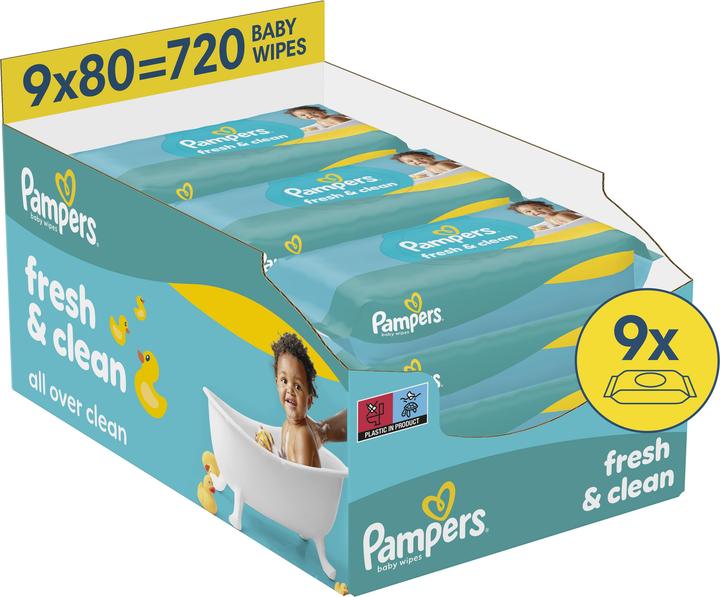 Produktbild Pampers Fresh Clean (720 Stk.)