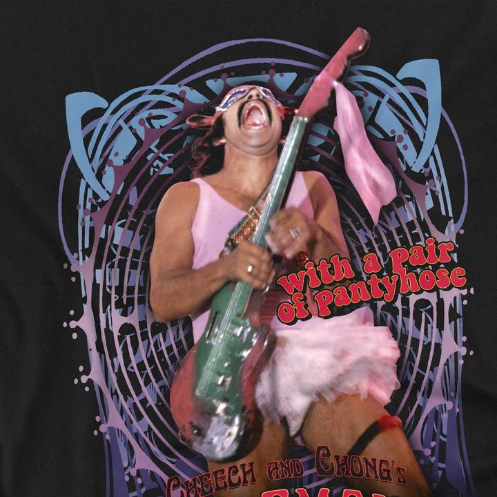 Actual product image Cheech & Chong Mens Up In Smoke Pantyhose T-Shirt (XXL)