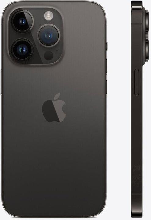 Image du produit Re!commerce iPhone 14 Pro (256 Go, Noir Spatial, 6.10", 48 Mpx, SIM + eSIM, B / Très bon)