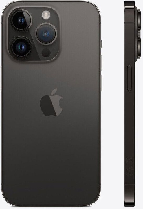 Produktbild Re!commerce iPhone 14 Pro (256 GB, Space Black, 6.10", 48 Mpx, SIM + eSIM, B / Sehr gut)