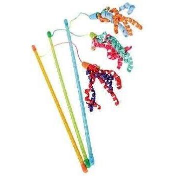 Zolux Canna Da Pesca Con Nastro Giocattolo Per Gatti Come (Canna da gioco per gatti), Gioco per gatti