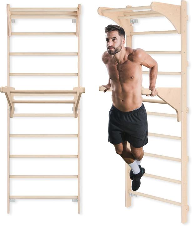 Mamoi Sprossenwand mit Klimmzugstange