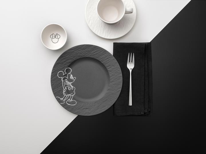 Produktbild Villeroy & Boch Frühstücks-/Dessertteller, 2-teilig Manufacture Rock - Mickey Mouse (2x, 21.70 cm)