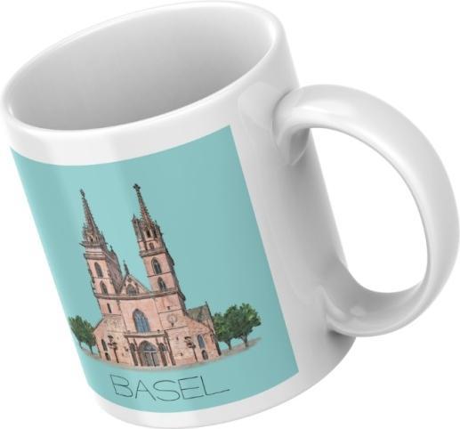 Actual product image CreaDiva Mug Basel Edition blue (1x)