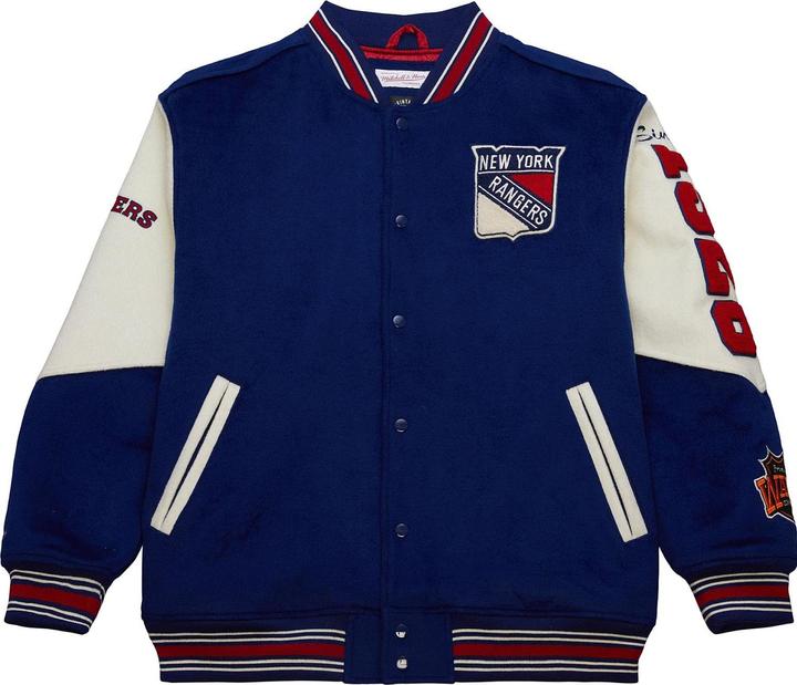 Produktbild Mitchell & Ness M&N Vintage Varsity Wool Jacke - NHL New York Rangers - XL (XL)