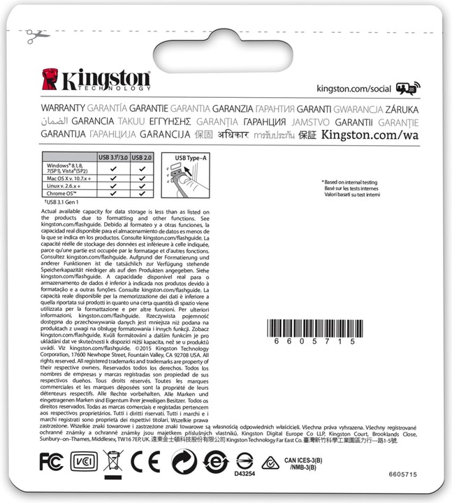 Actual product image Kingston DataTraveler Micro (32 GB, USB-A, USB 3.1)