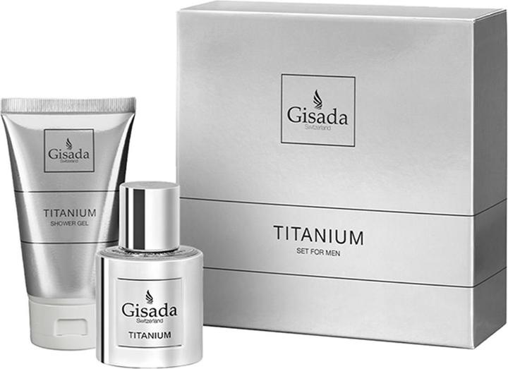 Gisada Coffret Titanium Eau de Parfum 50ml et Gel Douche 100ml (Coffret de parfum)