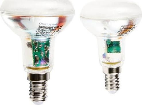 Actual product image Osram Reflector lamps (E14, 2.60 W, 210 lm, 2 x, F)
