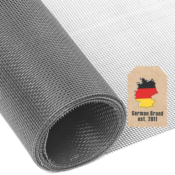 Image du produit Intirilife Moustiquaire en gris largeur 100cm (100 x 100 cm)