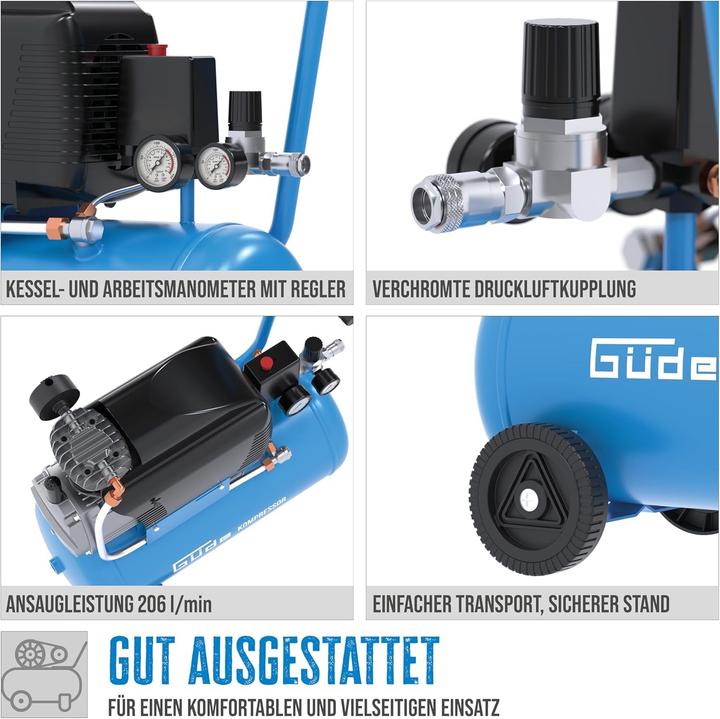 Produktbild Güde Kompressor 231/10/24 (24 l, 10 Bar)