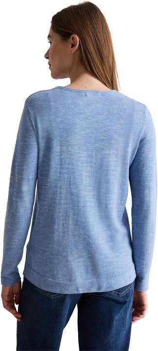 Immagine prodotto Cecil Camicia strutturata donna, collo rotondo, maniche lunghe, morbida misto cotone (L)