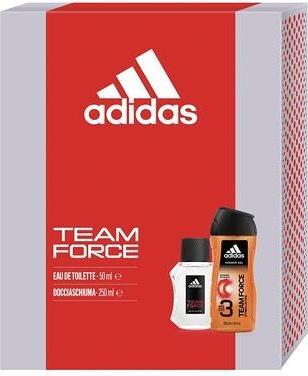 Produktbild adidas Team Force Geschenkset für Männer 50ml Eau De Parfum Spray Parfüm + 250ml Duschgel