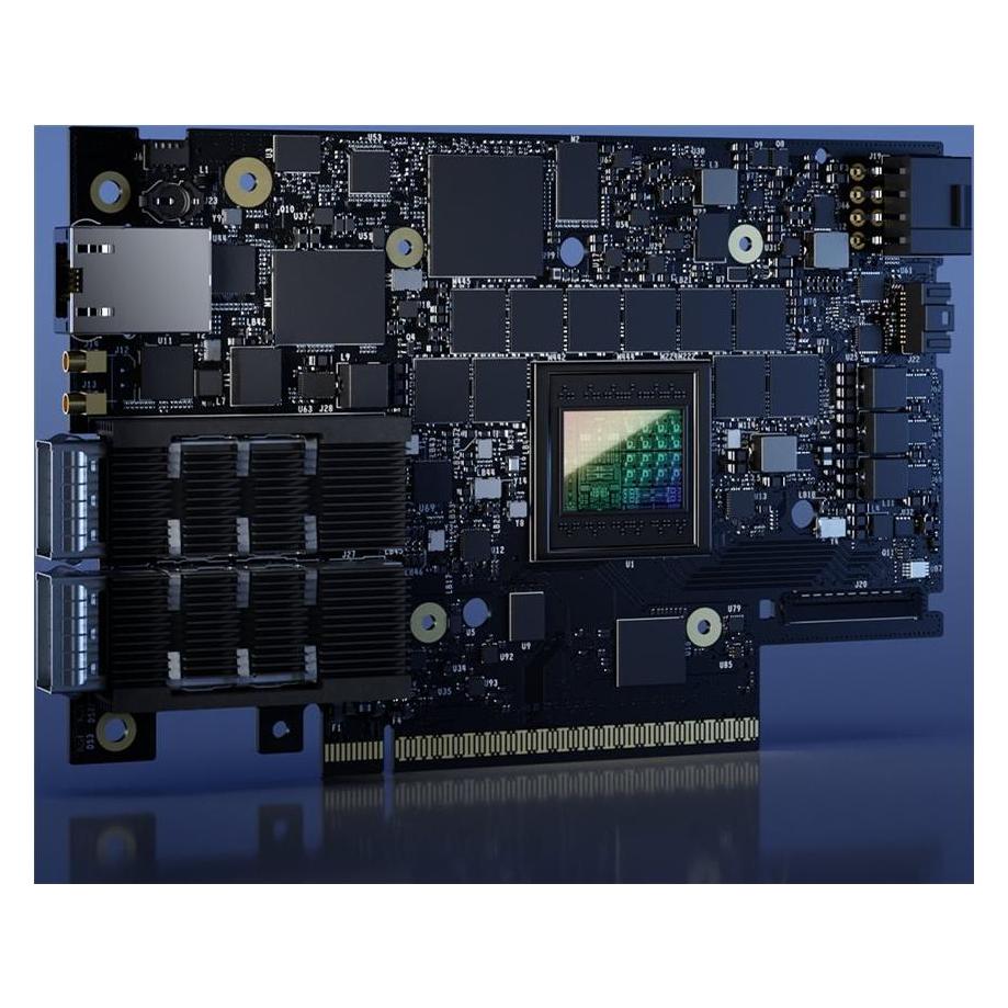 NVIDIA BlueField-3 B3220 P-Series FHHL D, Netzwerkkarte, Schwarz