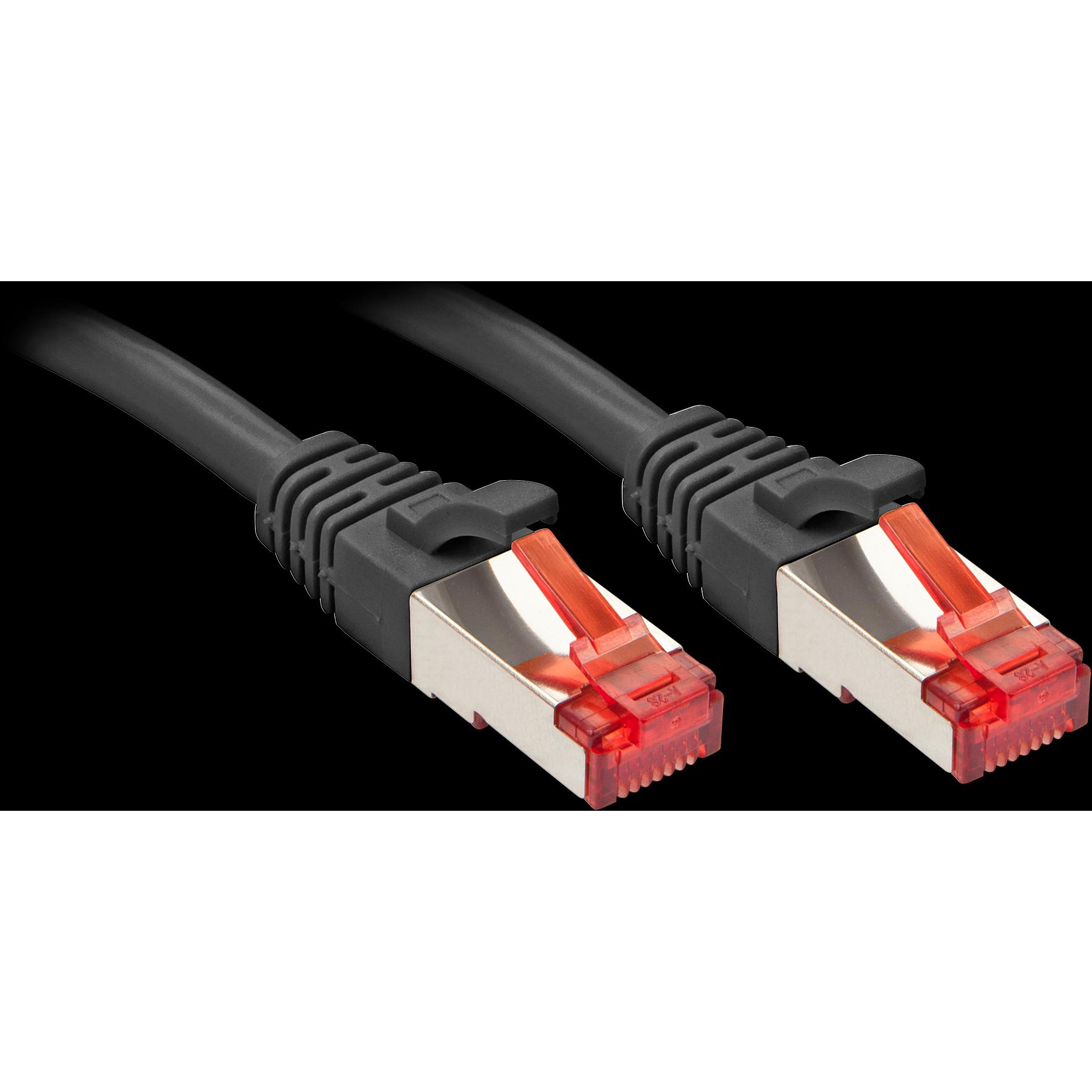 Lindy Netzwerkkabel (S/FTP, CAT6, 0.50 m), Netzwerkkabel