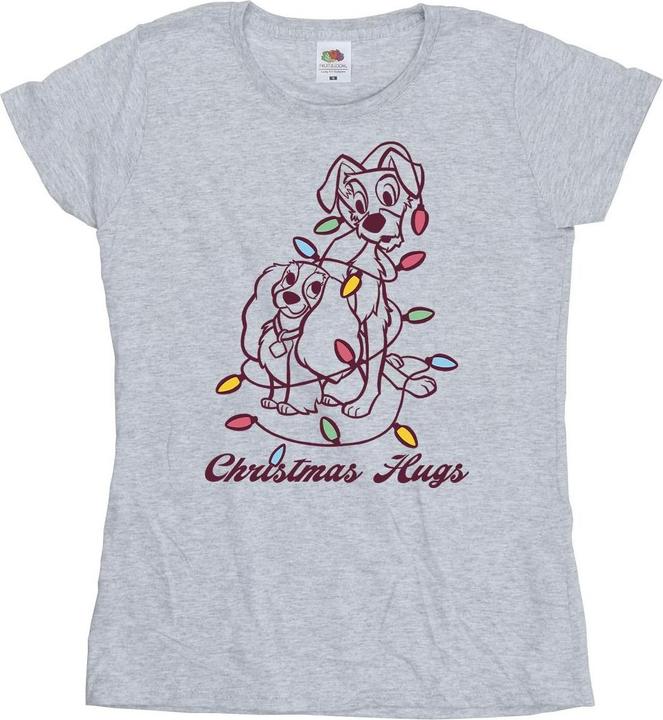 Produktbild Disney Lady And The Trump Christmas Hugs TShirt (M)