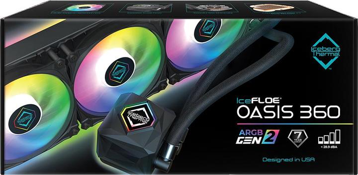 Produktbild Iceberg Thermal IceFLOE Oasis ARGB AIO cooling system